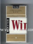 Winston Lights 100s Box cigarettes hard box
