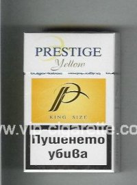 P Prestige Yellow cigarettes hard box
