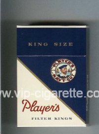 Player's Navy Cut Filter cigarettes blue and white hard box
