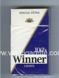 Winner Lights 100s Special Filter Cigarettes hard box