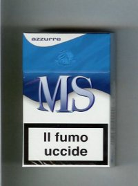 MS Messis Summa Azurre cigarettes hard box