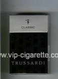 Trussardi Classic cigarettes black and silver hard box