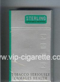 Sterling Menthol 100s cigarettes hard box