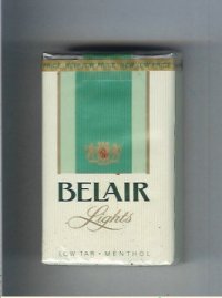 Belair Lights Low Tar Menthol cigarettes