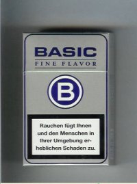 Basic Fine Flavo cigarettes grey hard box