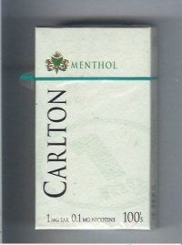 Carlton Menthol Filter 100's cigarettes 1mg tar Carlton Menthol Filter 100's cigarettes 1mg tar