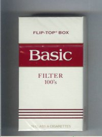 Basic Filter 100s cigarettes flip-top box