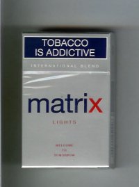 Matrix Lights International Blend cigarettes hard box