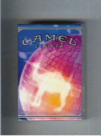 Camel Night Collectors Disco Music Lights cigarettes hard box