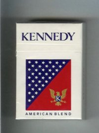 Kennedy American Blend cigarettes hard box