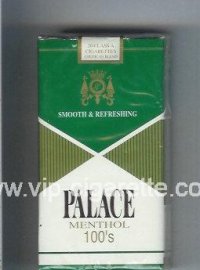 Palace Menthol 100s cigarettes soft box