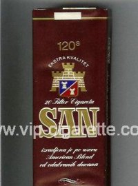 San 120s cigarettes soft box