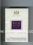 Silk Cut The Mild Cigarette cigarettes white and violet hard box