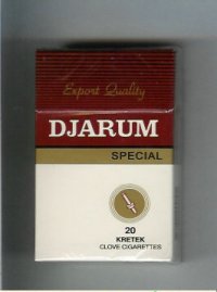 Djarum Special cigarettes hard box