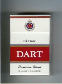 Dart Premium Blend Full Flavor cigarettes hard box