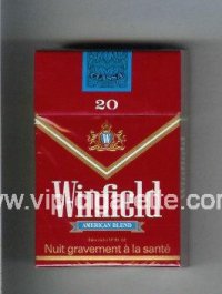 Winfield American Blend Cigarettes red hard box