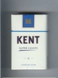 Kent USA Blend Super Lights 8 Charcoal Filter cigarettes hard box Kent USA Blend Super Lights 8 Charcoal Filter cigarettes hard box