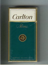 Carlton Slims Menthol Deluxe 100s cigarettes