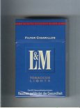 L&M Tobaccos Lights Filter Cigarillos cigarettes hard box L&M Tobaccos Lights Filter Cigarillos cigarettes hard box