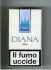 Diana Special Blend Slims 100s cigarettes hard box