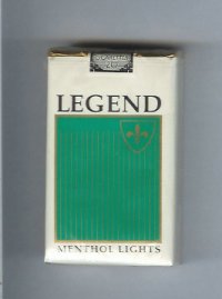 Legend Menthol Lights cigarettes soft box