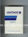 Vantage Lights Cigarettes hard box