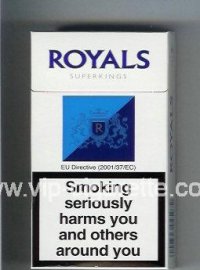Royale Superkings 100s cigarettes Rothmans hard box