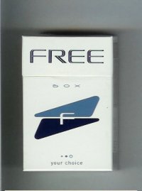 Free Box F Your Choice white and blue and black Cigarettes hard box Free Box F Your Choice white and blue and black Cigarettes hard box
