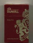 Dunhill 40 years of Dunhill cigarettes hard box