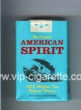 The Original American Spirit cigarettes blue soft box The Original American Spirit cigarettes blue soft box