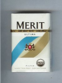 Merit Ultima Filter cigarettes hard box
