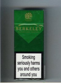 Berkeley Menthol cigarettes green England