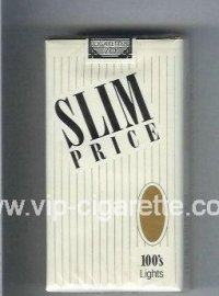 Slim Price 100s Lights cigarettes soft box