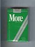 More Menthol cigarettes soft box