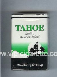 Tahoe Quality American Blend Menthol Light Kings cigarettes soft box