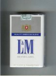 L&M Quality American Blend Silver Label cigarettes soft box L&M Quality American Blend Silver Label cigarettes soft box