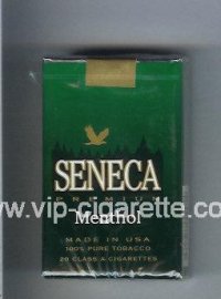 Seneca Premium Menthol cigarettes soft box