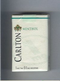 Carlton Menthol cigarettes 1mg tar Filter