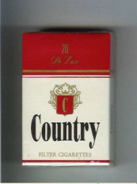 Country De Luxe filter cigarettes