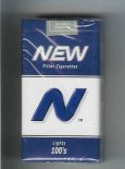 N New Lights 100s cigarettes soft box