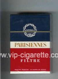 Parisiennes Filtre cigarettes hard box