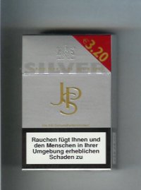 John Player Special Silver American Blend silver 19s cigarettes hard box