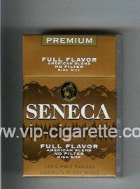 Seneca Premium Full Flavor American Blend No Filter cigarettes hard box