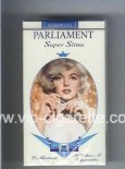 Parliament cigarettes design with Marlin Monro Super Slims 100s cigarettes soft box