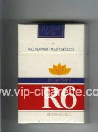 R6 Reemtsma International Full Flavour - Mild Tobaccos Flavour Mild cigarettes hard box