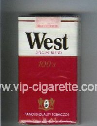 West Special Blend 100s cigarettes soft box