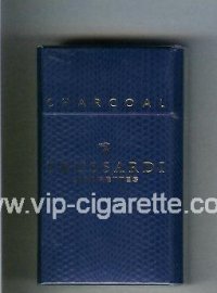 Trussardi cigarettes Charcoal 100s blue hard box