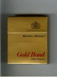 Gold Bond Filter Virginia gold cigarettes hard box Gold Bond Filter Virginia gold cigarettes hard box
