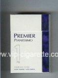 Premier Pianissimo 1 mg cigarettes hard box Premier Pianissimo 1 mg cigarettes hard box