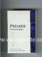 Premier Pianissimo 1 mg cigarettes hard box